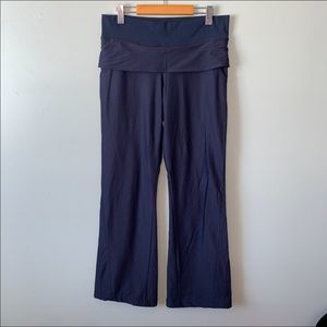 Lululemon Sz. 10 navy blue wide leg athletic yoga pants